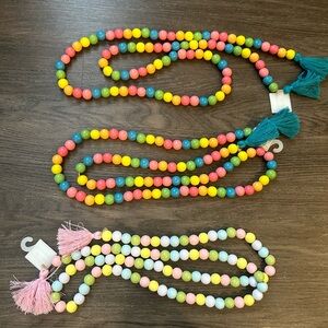 Colorful Beaded Kids Necklace Set